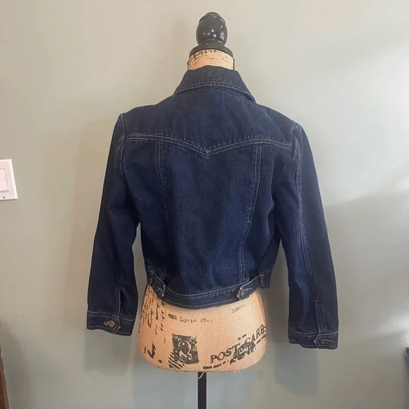 Millou Cropped Denim Jacket - Picture 2 of 4
